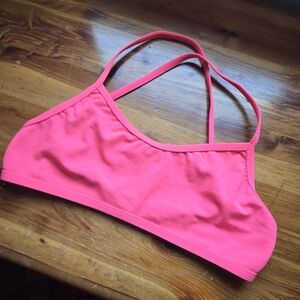 Jolyn ADRIAN Bright Pink Bikini Top